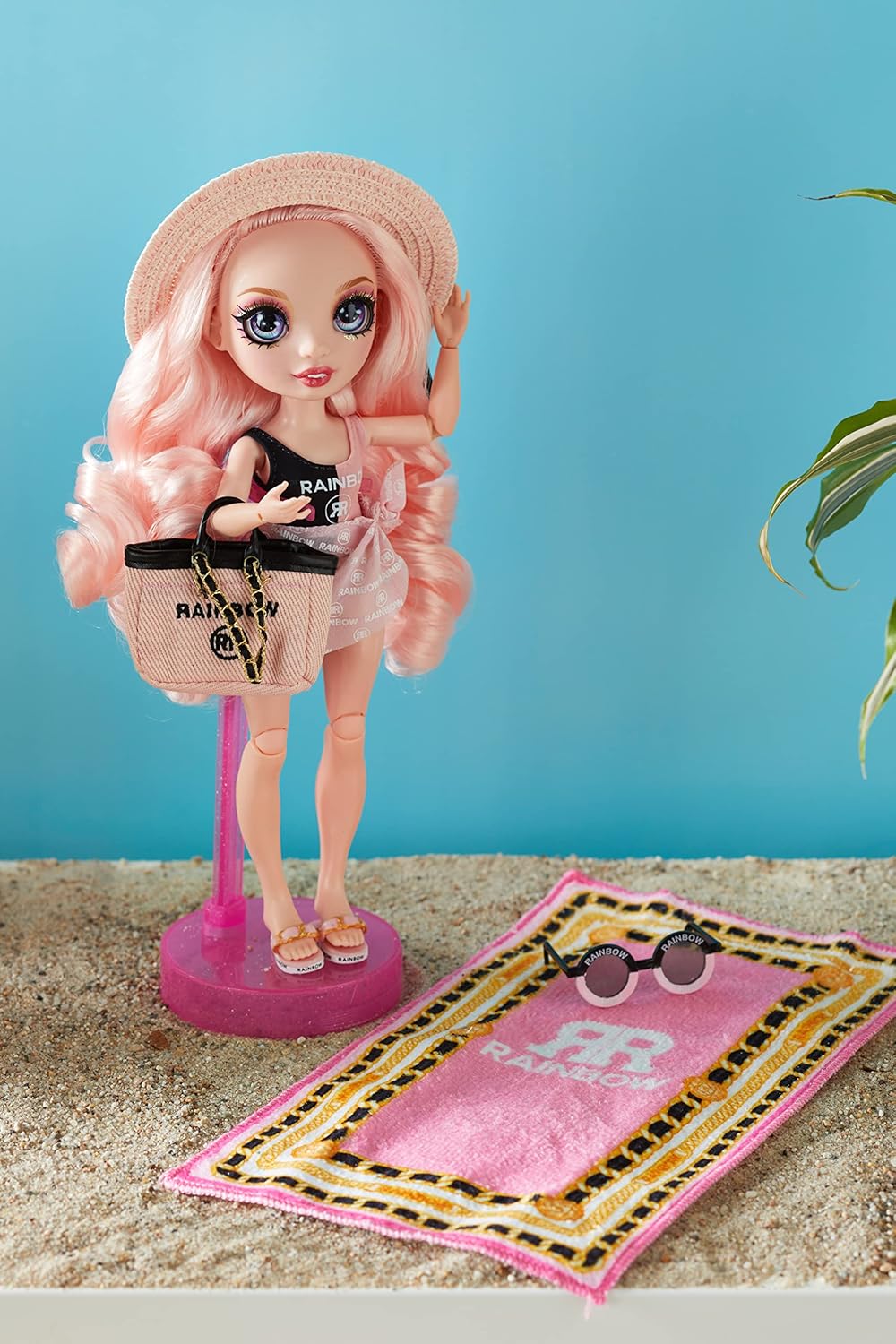 Pink Fashion Doll with 2 Designer Outfits and Pool Accessories N518147