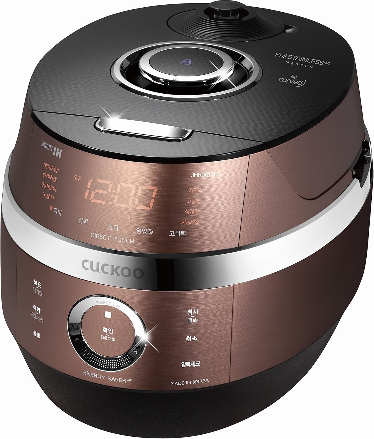 6-Cup Induction Heating Pressure Rice Cooker with 13 Menu Options L931