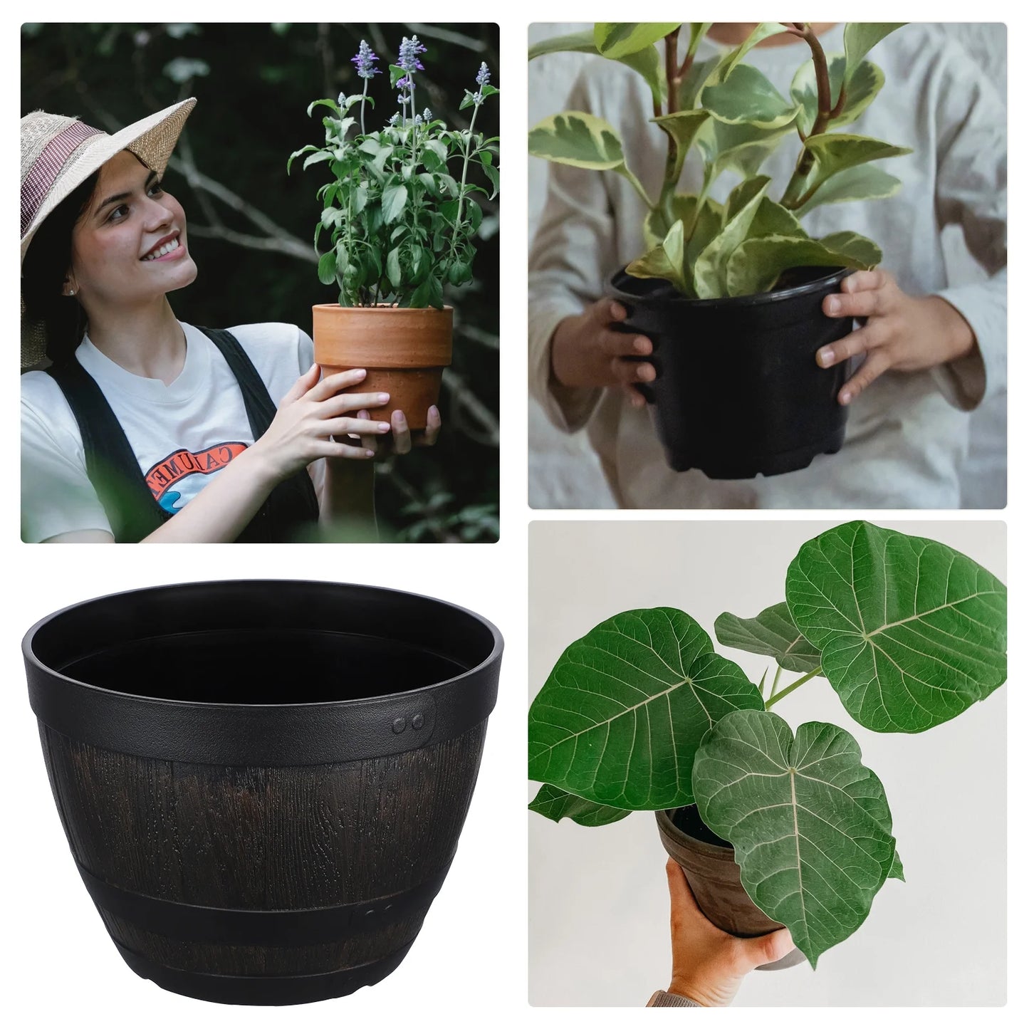 Tall Artificial Plant Pot Indoor Planter O528735