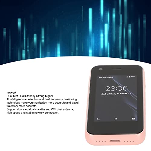 Mini Mobile Phone 2.5in GPS 1GB 8GB Quad Core for Android Students (White) C627