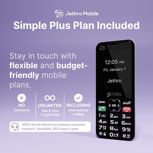 Large Button 4G Cell Phone for Seniors with 6-Month Plan Q92274