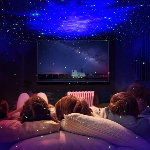Astronaut Star Projector Night Light with Remote and Timer H43959