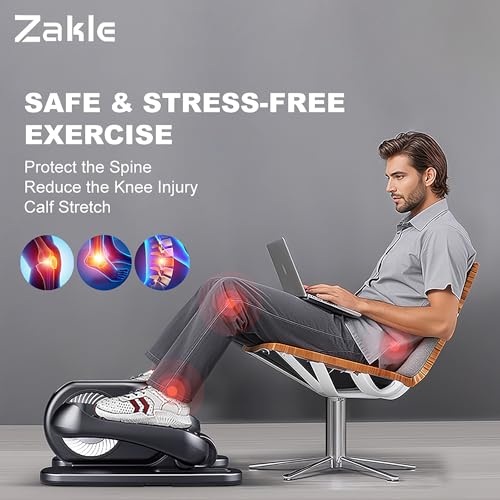 Under Desk Elliptical Machine with Remote Control and 12 Adjustable Speeds X285637