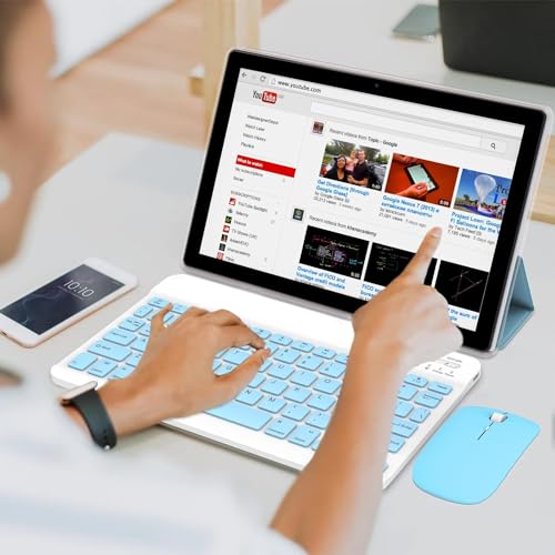 10 Inch Android Tablet with Keyboard Case Mouse Stylus S54567