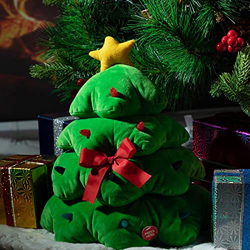 Animated Christmas Snowman Plush with LED Lights Musical Toy K182254