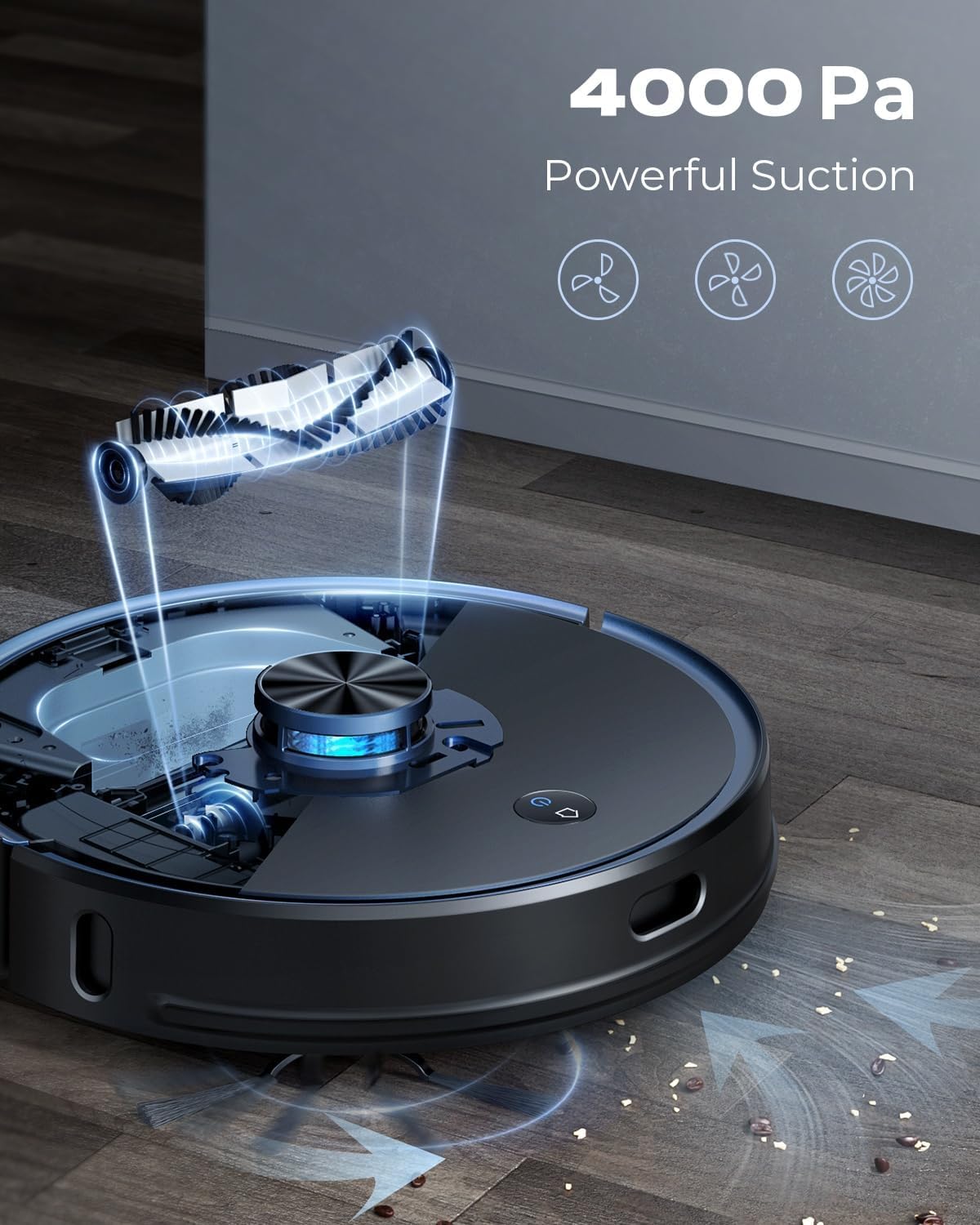 Robot Vacuum and Mop Combo, 3 in 1 with Self Emptying Station, Lidar Navigation, App Control U569437