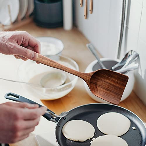 Christmas Wooden Spoons for Cooking, 10 Pcs Natural Teak Kitchen Utensils Set S557967