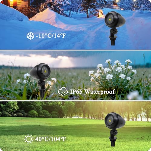Outdoor Garden Laser Lights Projector, Red Green Blue, Waterproof A835206