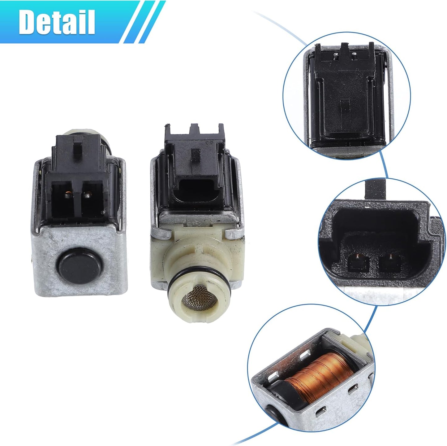 Transmission Shift Solenoid EPC TCC Kit for GM 4L60E, Pack of 5 K8328