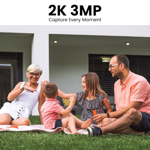 2K Wireless Security Camera Outdoor with AI Motion Detection and Solar Charging Y208868