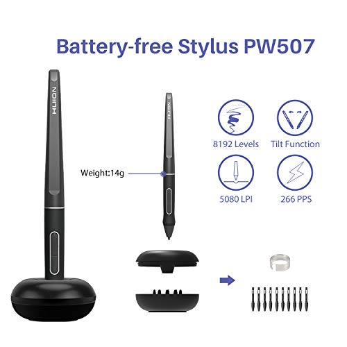 Graphics Drawing Tablet with Screen 13.3 inch Pen Display with Stand T134239