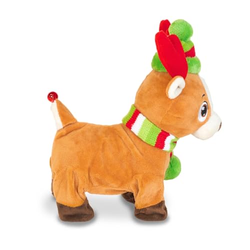 Farting Reindeer Plush Toy - 10 Inch Christmas Gift Y1638