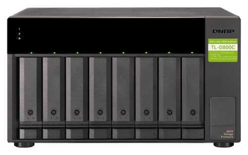 8 Bay Desktop JBOD Storage Enclosure with USB 3.2 Gen 2 Type-C R811