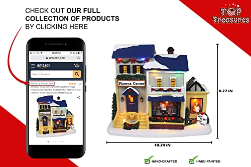 Lighted Musical Snow Village with Animated Kids Sledding A910926