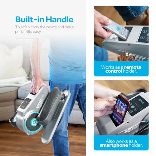 Foot Pedal Exerciser for Seniors, Under Desk Elliptical Exercise Bike E24923