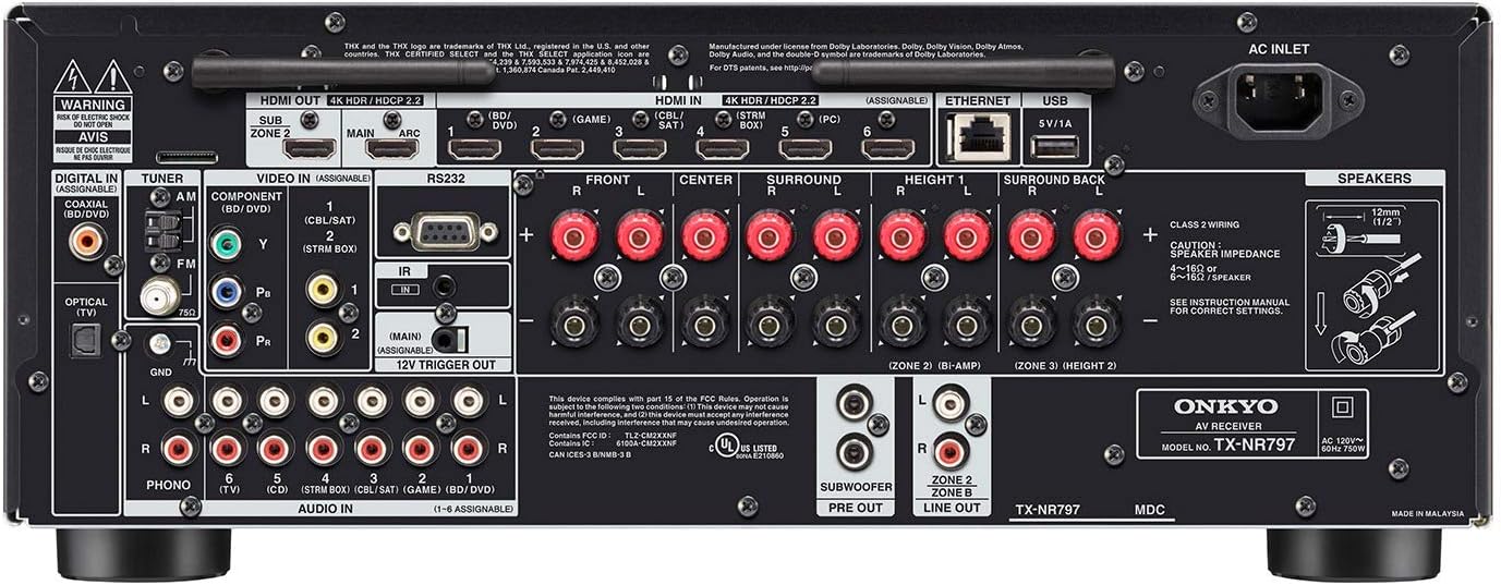 9.2 Channel AV Receiver with 4K Ultra HD and Dolby Atmos G764