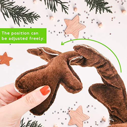 Reindeer Antlers Headband with Bells, 2PCS Q928740