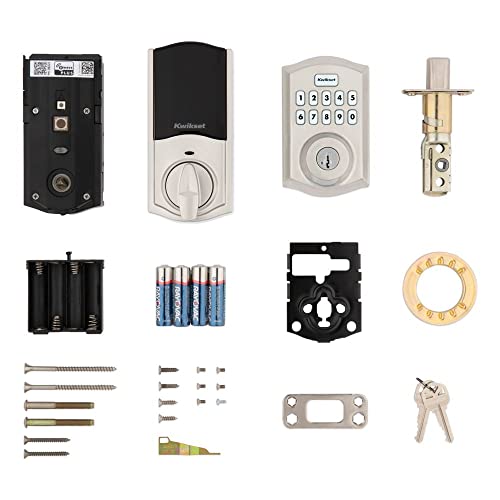 Smart Lock Deadbolt with Z-Wave Technology, Traditional Design in Venetian Bronze U610669