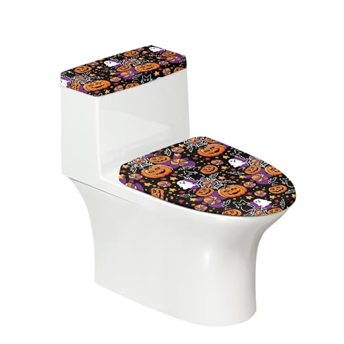 Christmas Toilet Lid and Tank Cover Set for Bathroom Decor Q334993