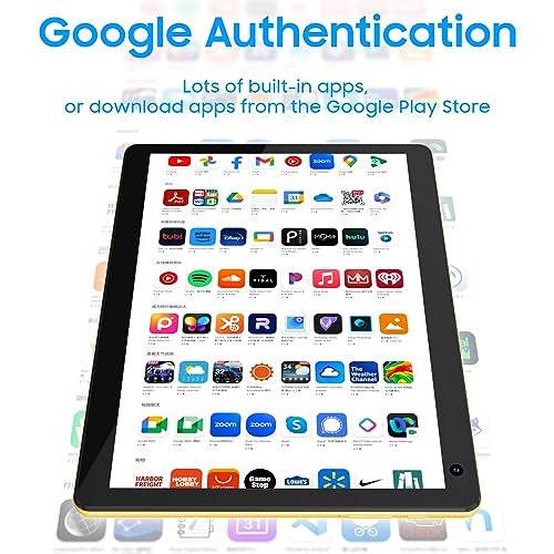 10 inch Android Tablet with 32GB Storage, 6GB RAM, Black Z5138