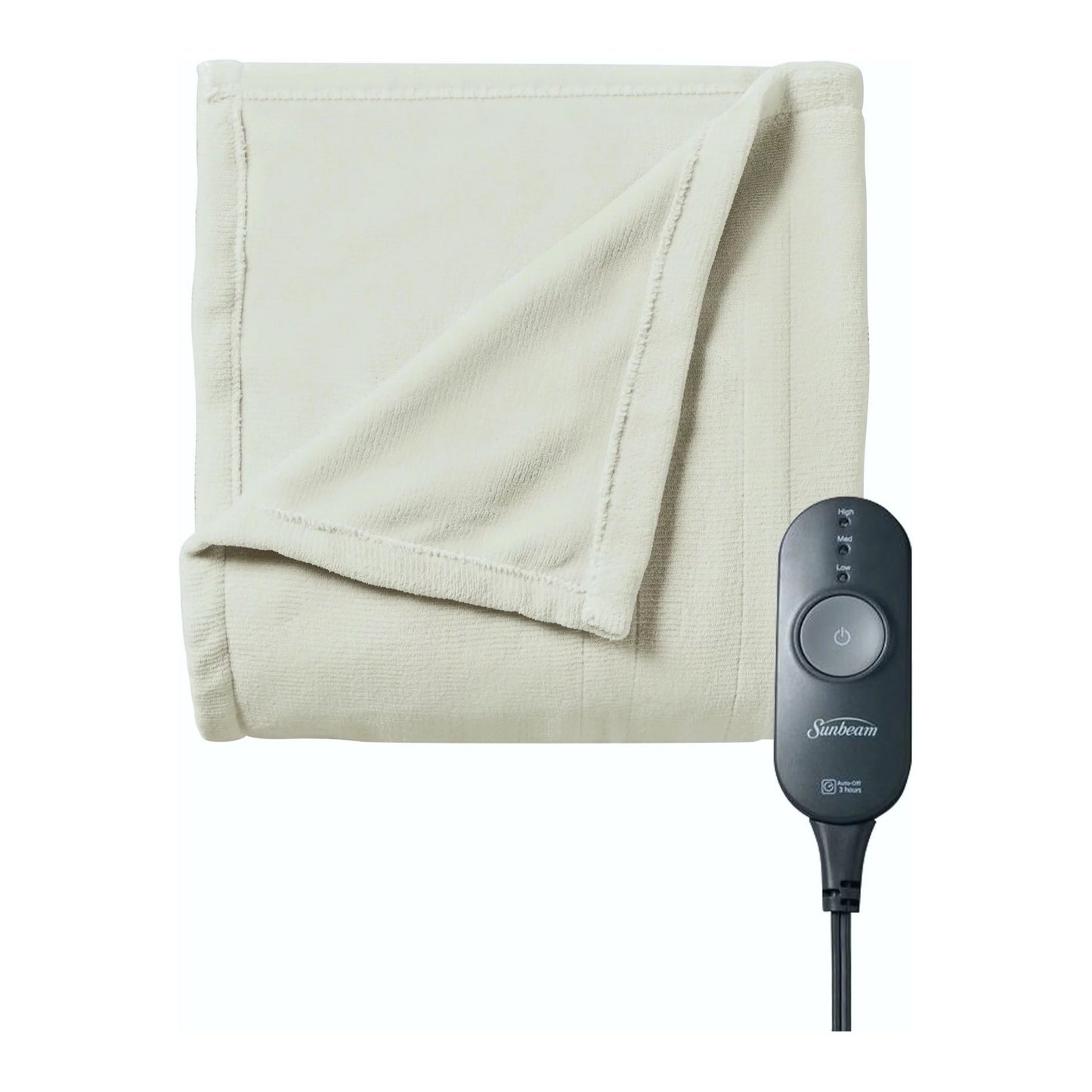 Sunbeam Electric Throw Blanket (50" x 60"), Seashell