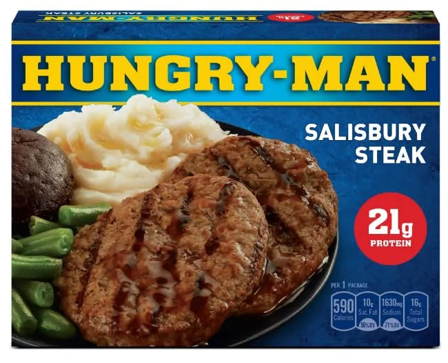 Salisbury Steak Frozen Dinner, 16 oz - Pack of 8 I5693