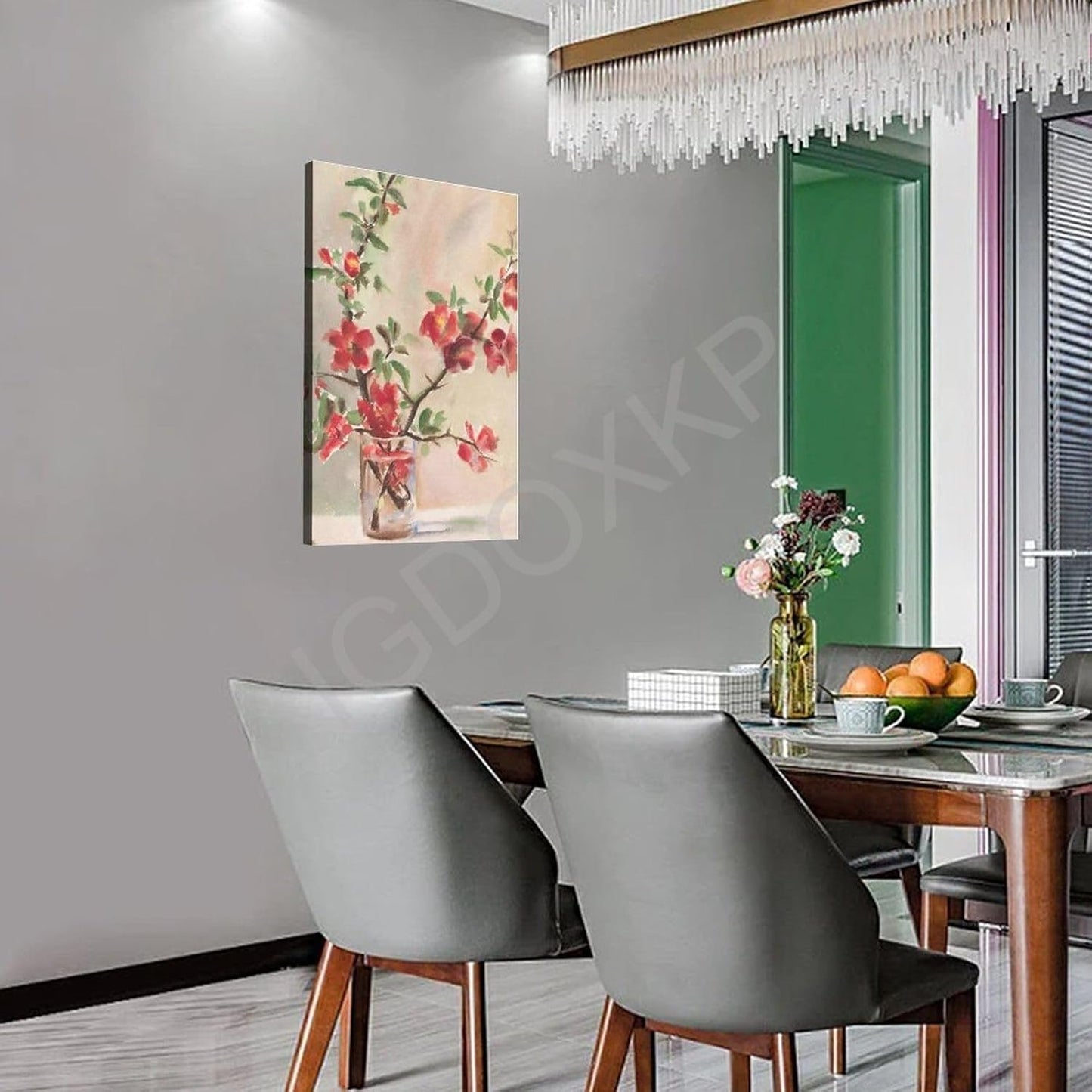 Flower Painting Poster Canvas Wall Art for Living Room Bedroom Decor H318