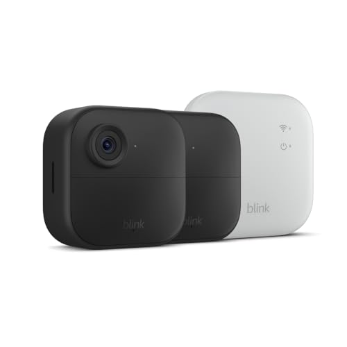 Wireless security camera system with two-year battery, 4x coverage, 2-camera set X2459