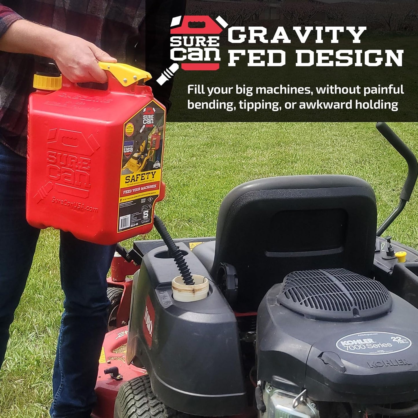 5 Gallon Safety Storage Can with Rotating Spout F151182
