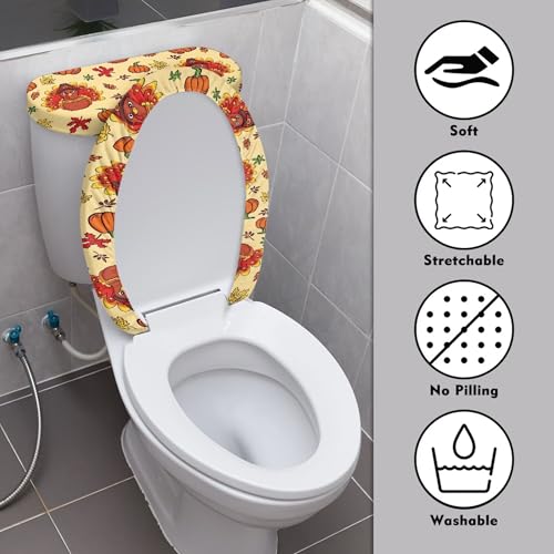 Christmas Toilet Lid and Tank Cover Set for Bathroom Decor Q334993