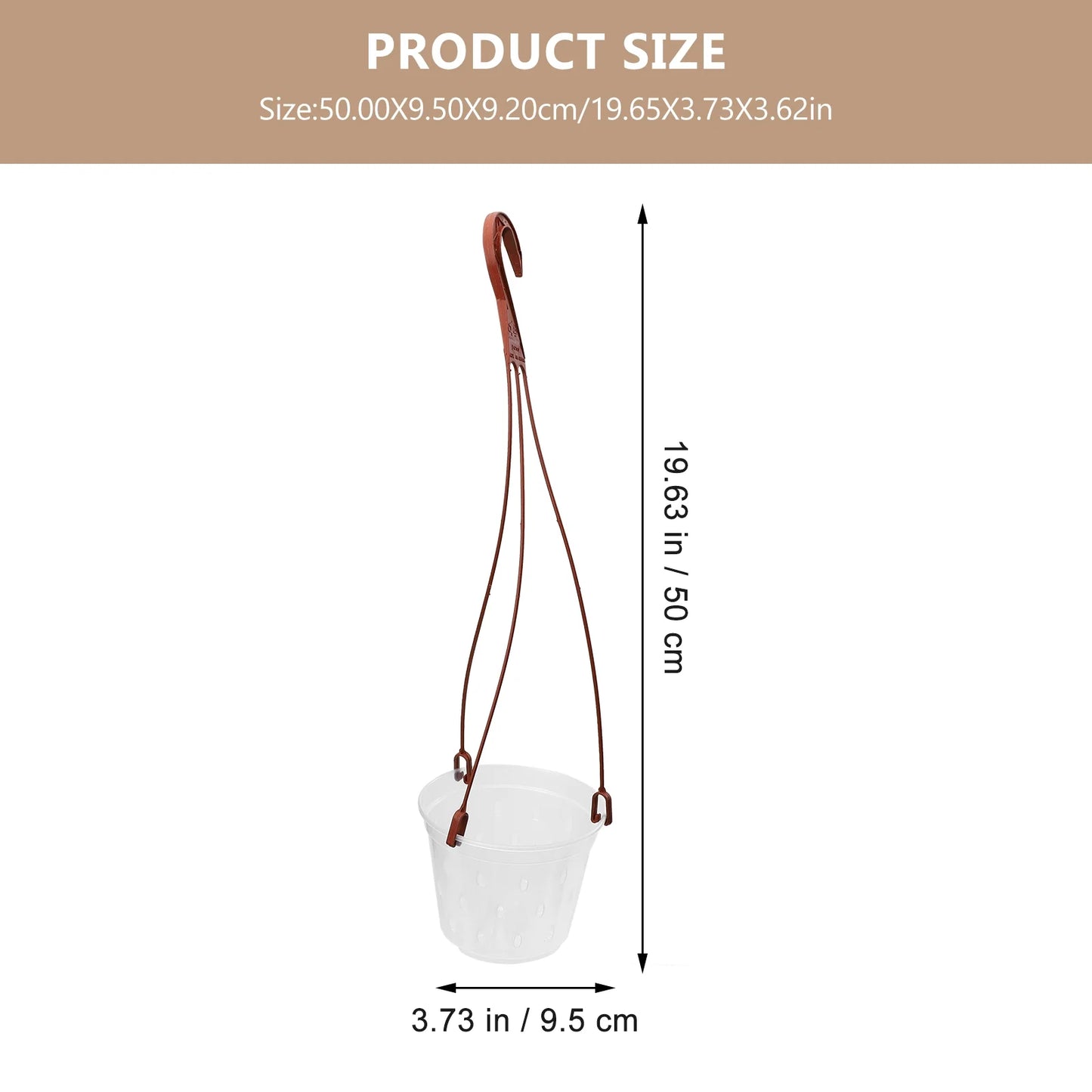 5 Sets Hanging Flower Pot Planter Phalaenopsis PP Material P212