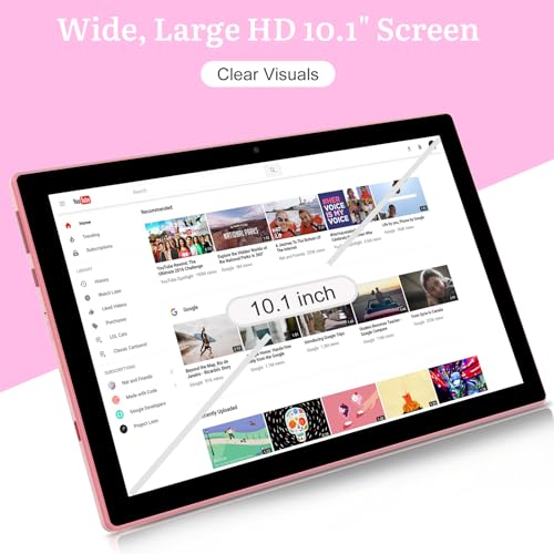 Android Tablet 10 Inch with Keyboard, Mouse, Stylus, 128GB ROM 6GB RAM K43661