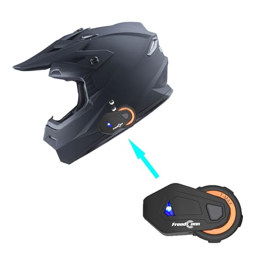 Adult Motocross Helmet Full Face Racing Style Matt Black U258