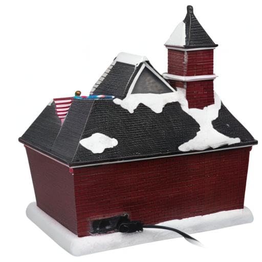 Lighted Musical Snow Village with Animated Kids Sledding A910926