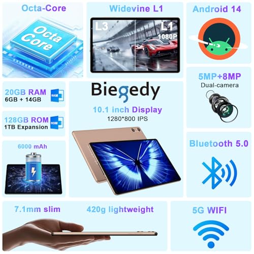 10 Inch Android Tablet with Keyboard and Mouse K65178