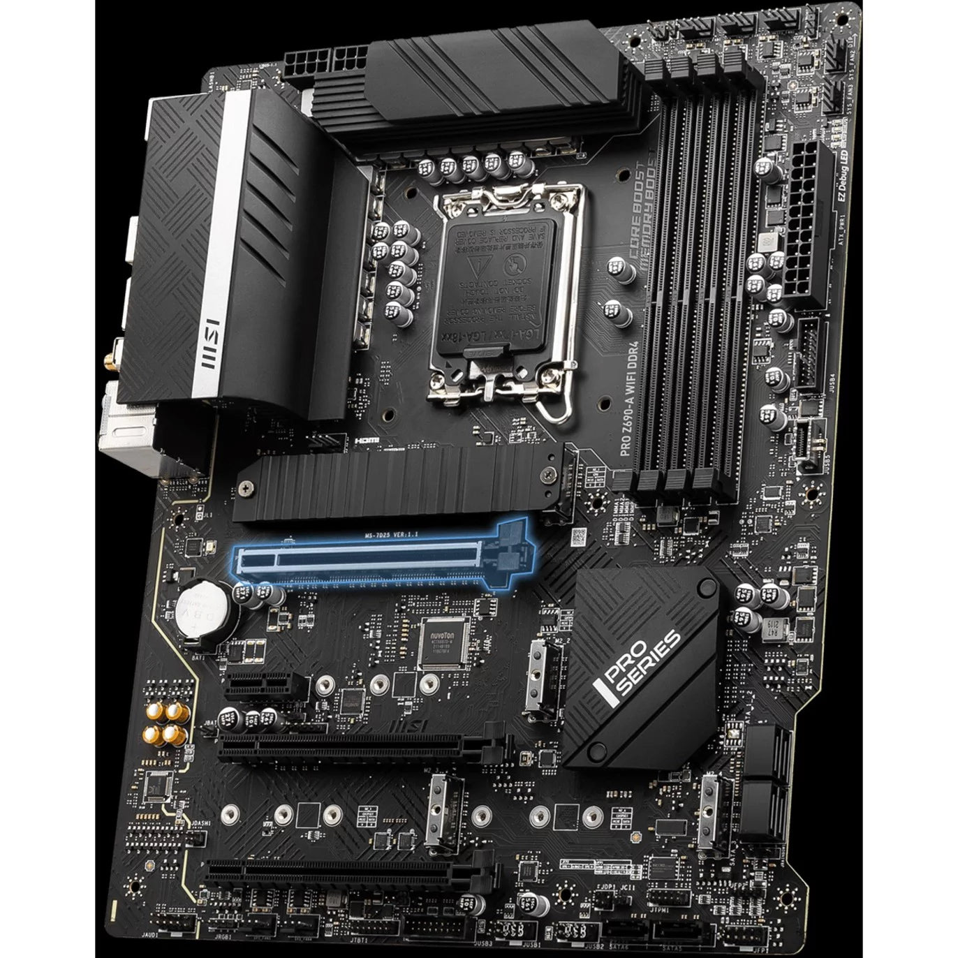 Z690-A WIFI DDR4 Desktop Motherboard, Intel LGA-1700, ATX J8310