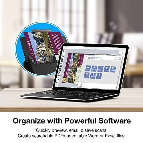 Color Duplex Desktop Document Scanner with Auto Document Feeder P90036