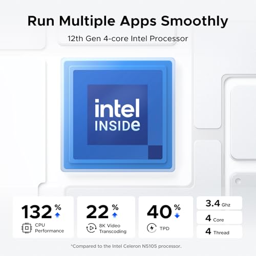 2-Bay Desktop NAS, Intel N100, 8GB DDR5 RAM, 2.5GbE, Diskless M69656