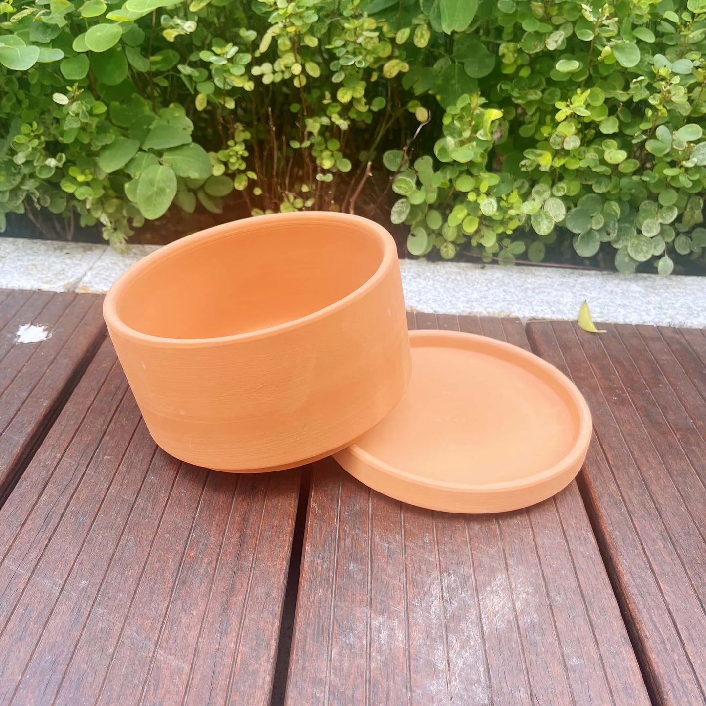 Terracotta Flower Pots with Drainage Holes, 3 Count W9403