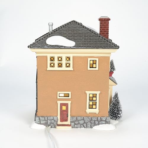 Porcelain Snow Village Christmas Lit House H502