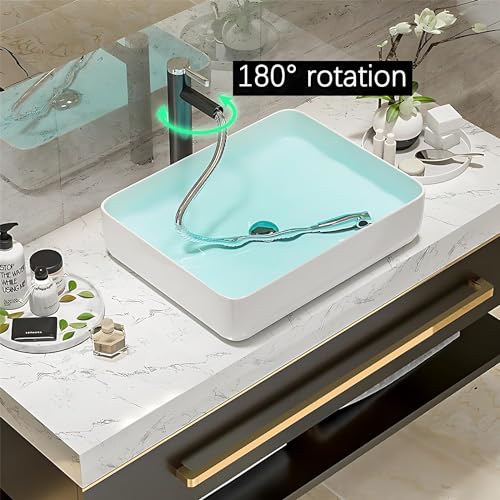 Floating Bathroom Vanity with Sink and LED Mirror, Wall Mounted, 36 Inch X9862
