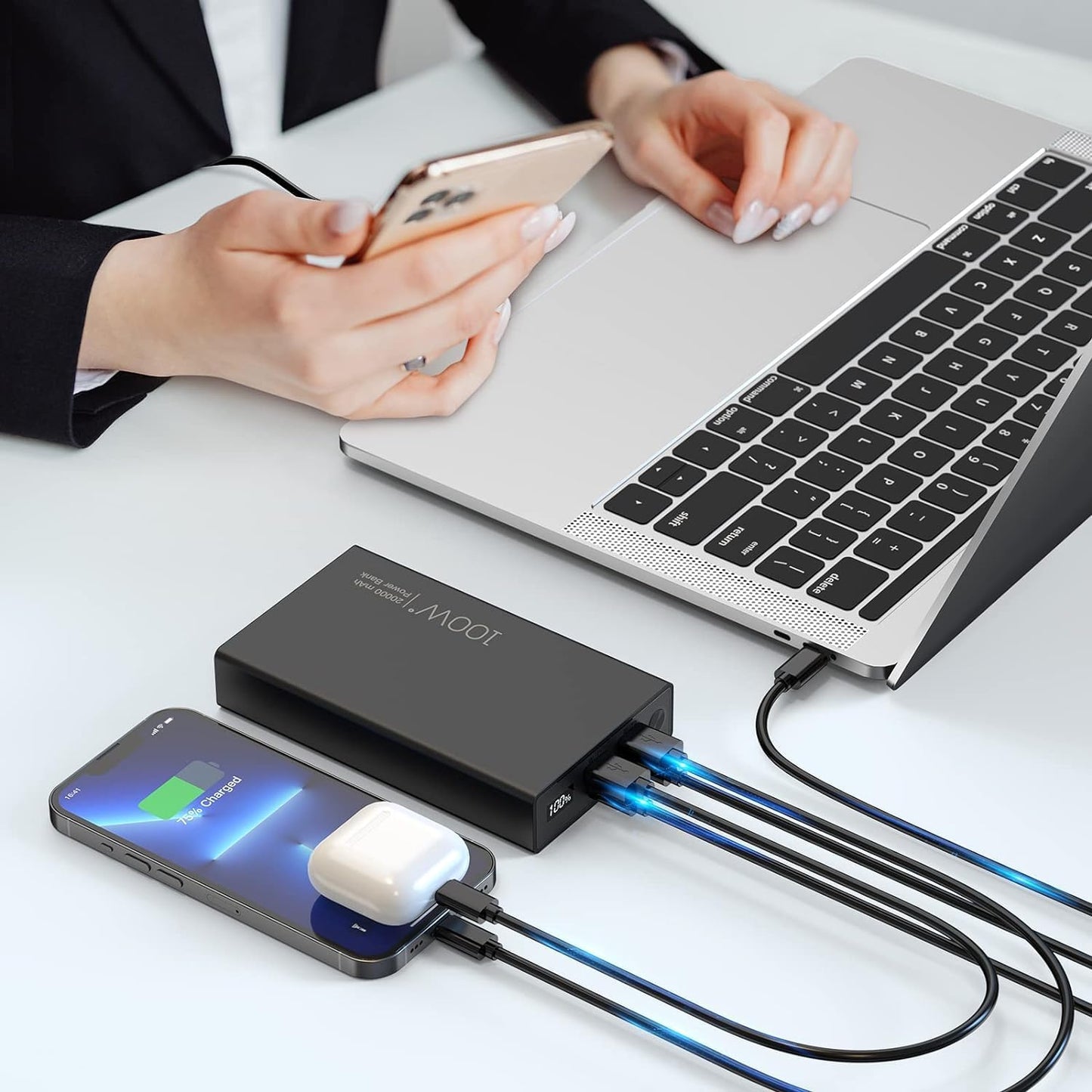 100W USB C 20000mAh Portable Laptop Charger P6985