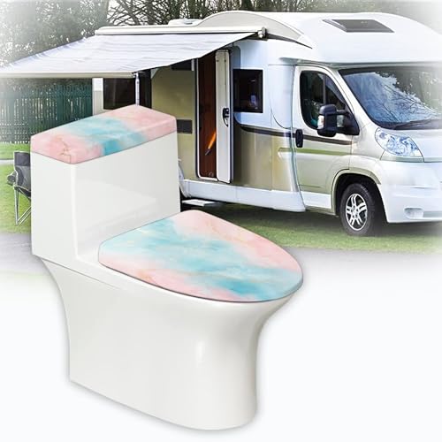 Christmas Toilet Lid and Tank Cover Set for Bathroom Decor Q334993