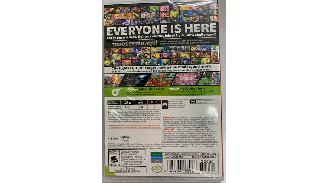 Super Smash Bros. Ultimate - Nintendo Switch H9246