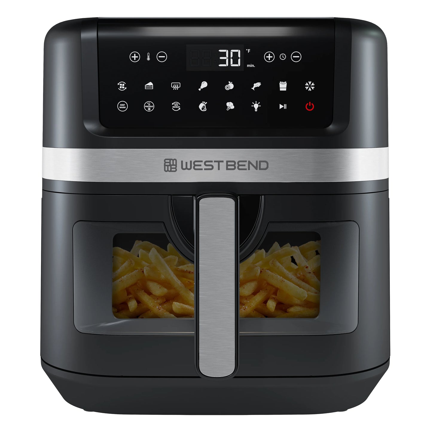 7QT Air Fryer with 13 One-Touch Presets, Black S57934