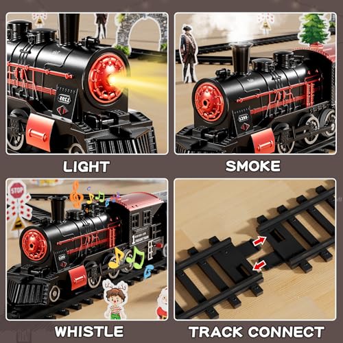 Electric Train Set for Kids with Lights and Sounds H492