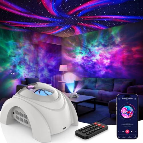Galaxy Projector with Bluetooth Speaker and White Noise S67171