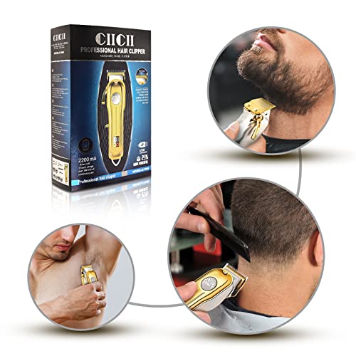Cordless Hair Clippers for Men with LCD Display, 12-Piece Hair Beard Grooming Kit L428450