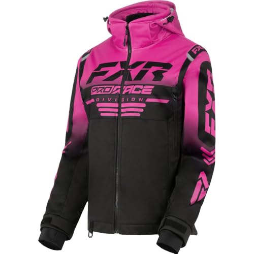 FXR Womens RRX Snowmobile Jacket Omni-Stretch Thermal Dry/Flex Fuchsia/Black - 12