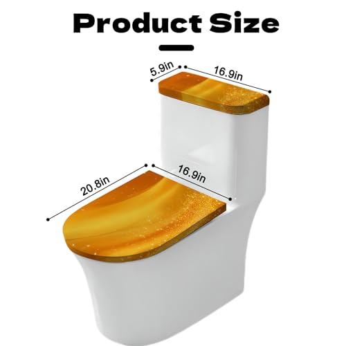 Christmas Toilet Lid Cover, Washable Bathroom Accessory O828